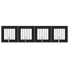 bramka-dla-psow-z-podporkami-4-szt-czarny-dab-60-x-60-cm