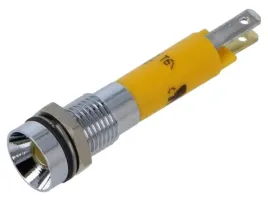 kontrolka-led-wklesla-zolty-24vdc-fi-8mm-17-konektory-fi-led-5mm-x1szt