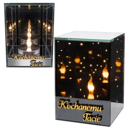 znicz-lustrzany-lampion-3d-z-grawerem-elegancki-cieple-swiatlo-dzien-taty