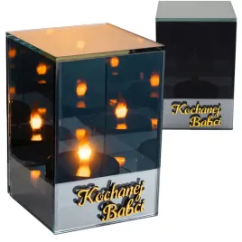 znicz-lustrzany-lampion-3d-z-grawerem-elegancki-cieple-swiatlo-dzien-babci