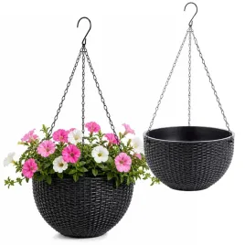 doniczka-wiszaca-na-kwiaty-kwietnik-elegancka-na-balkon-taras-antracyt-26cm