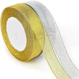 wstazka-szyfonowa-organza-20-mm-22m-zlota-srebrna-zestaw-2-sztuki
