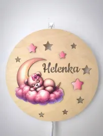 lampka-led-personalizowana-imie-dziecka-dla-dziewczynki-mis-spiacy-rozowy