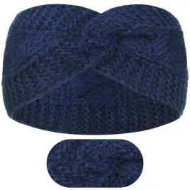 opaska-damska-zimowa-jesienna-pleciona-11cm-polska-marka-majka-granatowa