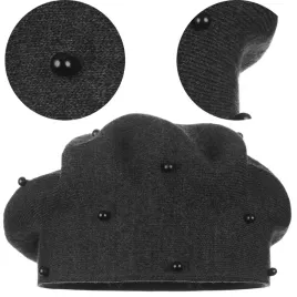 grafitowy-beret-klasyczny-damski-zimowy-produkt-polski-majka-elegancki