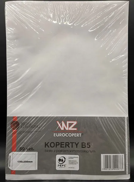 koperta-b5-biala-hk-a-50-stan-nowy
