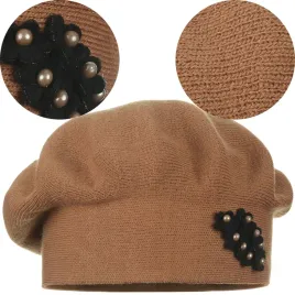 karmelowy-beret-klasyczny-damski-elegancki-zimowy-produkt-polski-majka