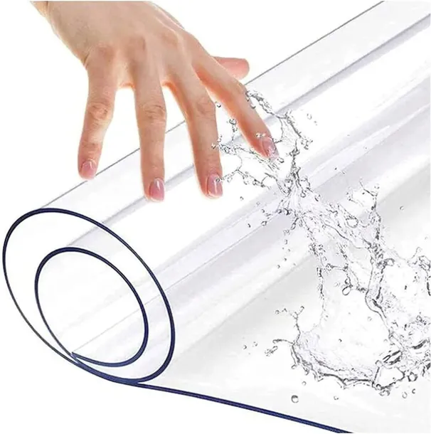 MATA PODKŁADKA OCHRONNA 80X120CM NA BIURKO STÓŁ MIĘKKIE SZKŁO na BLAT