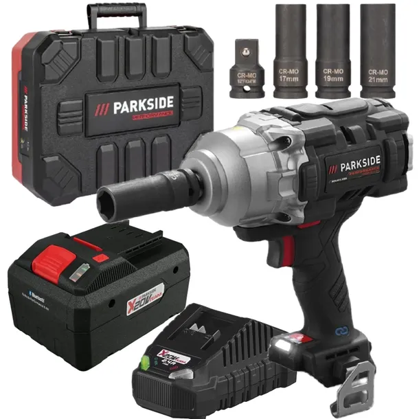 PARKSIDE PERFORMANCE klucz udarowy akumulator 8ah smart 1356Nm NAJNOWSZY