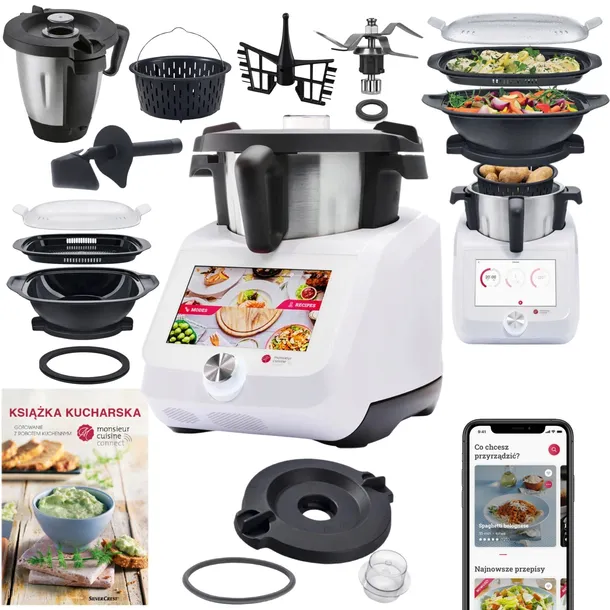 najnowszy Robot kuchenny Lidlomix 2025 Monsieur Cuisine Smart 8 cali biały