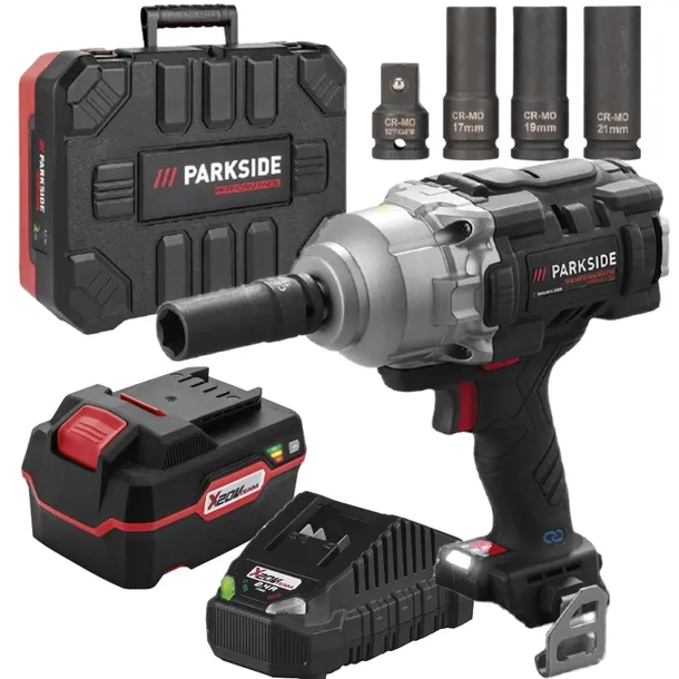 PARKSIDE PERFORMANCE klucz udarowy akumulator 4ah 1356Nm