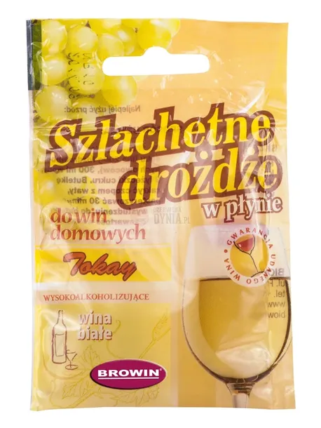 Drożdże do wina w płynie szlachetne TOKAY BROWIN