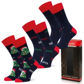 cornette-skarpety-swiateczne-premium-grinch-zestaw-3-pary-rozmiar-42-44