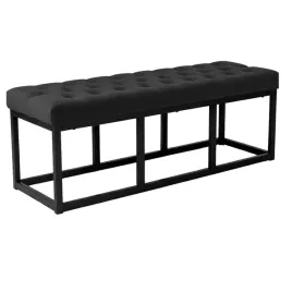 lawka-polson-velvet-czarna-tapicerowana-120cm