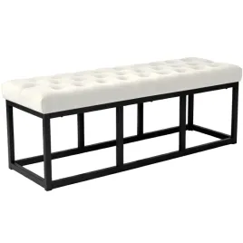 lawka-polson-velvet-czarna-bialy-120-cm