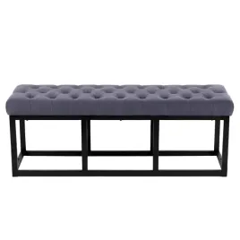 lawka-polson-velvet-czarna-grafitowy-120-cm
