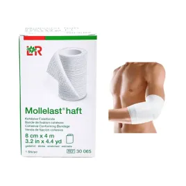 bandaz-kohezyjny-samoprzylepny-8cm-x-4m-mollelast-haft-lohmann-and-rauscher