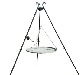 grill-trojnog-ogniskowy-fi-70-cm-ruszt-nad-ognisko