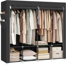 szafa-materialowa-songmics-170-cm-garderoba-polki-czarna