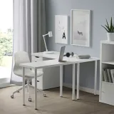 linnmon-adils-stol-bialy-100x45-cm-ksztalt-blatu-prostokatny