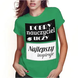 koszulka-damska-dzien-nauczyciela-najlepszy-nauczyciel-inspiruje-s-jakosc