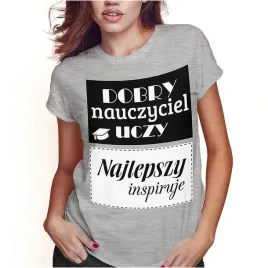 koszulka-damska-dzien-nauczyciela-najlepszy-nauczyciel-inspiruje-s-jakosc