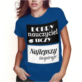 koszulka-damska-dzien-nauczyciela-najlepszy-nauczyciel-inspiruje-xs-jakosc