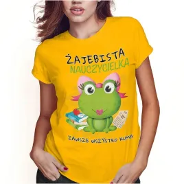 koszulka-damska-dzien-nauczyciela-zajebista-nauczycielka-m-super-jakosc