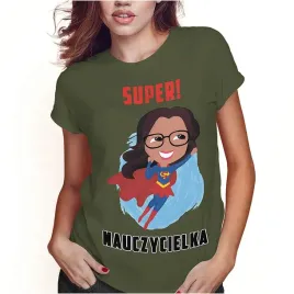 koszulka-damska-dzien-nauczyciela-super-nauczycielka-s-super-jakosc
