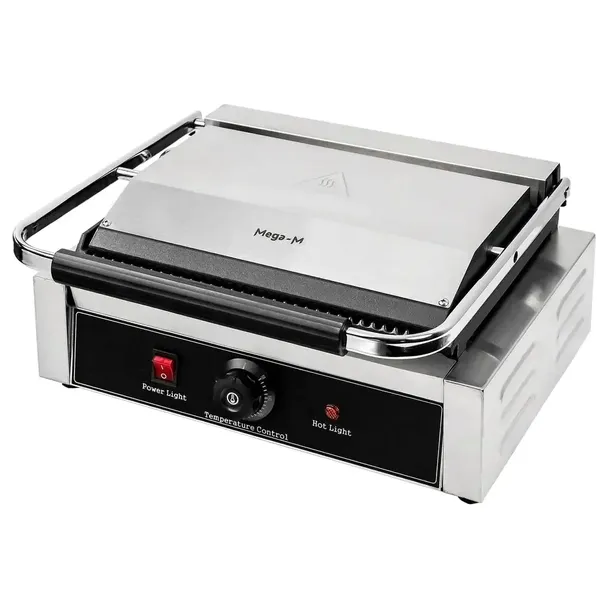 Grill elektryczny KONTAKTOWY ryflowany opiekacz 2,3kW 230V Mega-M