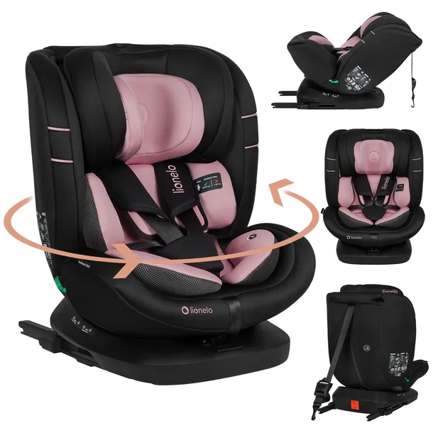 Fotelik samochodowy OBROTOWY isofix 40-150cm Lionelo BASTIAAN I-SIZE
