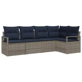 zestaw-sof-5-szt-szary-polirattan