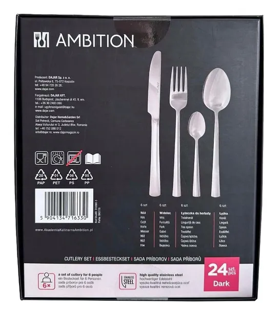 komplet-sztuccow-ambition-dark-24-el-marka-ambition