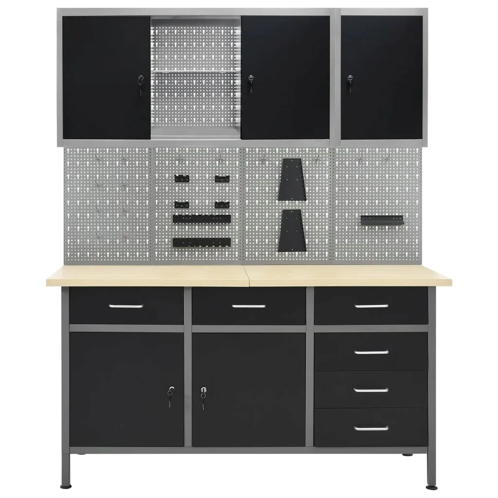 stol-roboczy-z-4-panelami-sciennymi-i-2-szafkami
