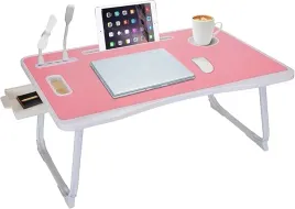 skladany-stolik-na-laptopa-turystyczny-dla-dzieci-rozowy-z-usb-do-lozka