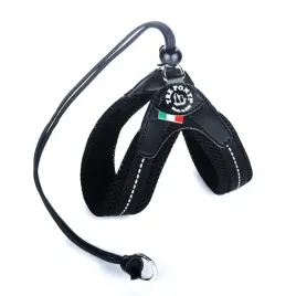 szelki-duzego-kota-43-53cm-powyzej-6kg-tre-ponti-czarne-miekkie-oddychajace