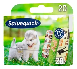 plastry-dla-dzieci-orkla-care-salvequick-animals-wodoodporne-20-szt
