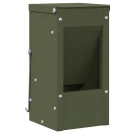 stalowy-karmnik-dla-krolikow-zielony-oliwkowy-15-kg-odporny-na-warun