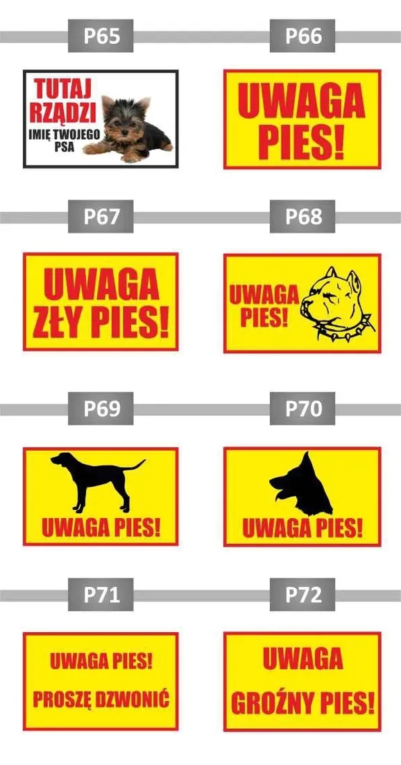 tabliczka-20x125-uwaga-pies-stan-nowy