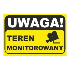 tabliczka-uwaga-teren-monitorowany