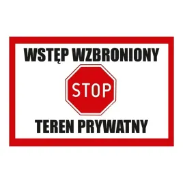 tabliczka-wstep-wzbroniony-teren-prywatny