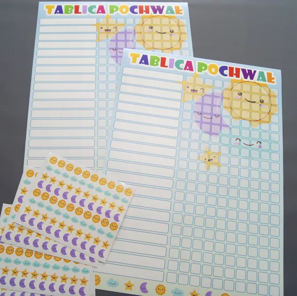 tablica-pochwal-plakat-a2-naklejki-stan-nowy-marka-bez-marki