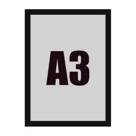 ramka-plakatowa-magnetyczna-a3-czarna-prosta-wymiana-plakatu-latwy-montaz