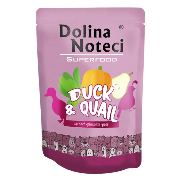 Dolina Noteci Superfood Adult Kaczka Przepiórka Mokra Karma Dla Psa 300g