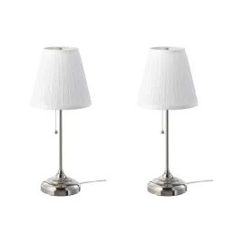 2-szt-lampa-stolowa-arstid-niklowana-z-tekstylnym-kloszem-75w