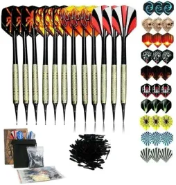 zestaw-12-rzutek-dart-100-grotow-42-piorka-et03
