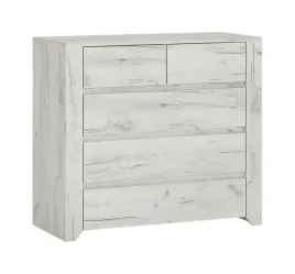 komoda-angel-typ-43-dab-white-craft-meble-wojcik-dab-bialy-szuflady-84cm