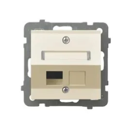 ospel-as-ecru-obudowa-gniazda-pojedynczego-typu-keystone-skosna-gpk-1gs-p