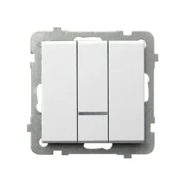 ospel-sonata-bialy-mat-lacznik-potrojny-lp-13rs-m-75
