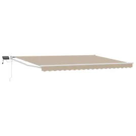 markiza-reczna-z-ledami-bezowy-i-bialy-4-3-m
